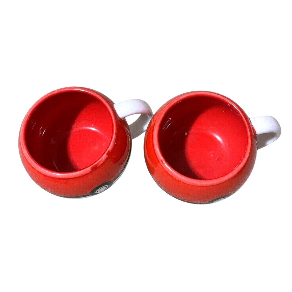 Pokemon Pokeball Ceramic Coffee Mug Set Officially Licensed Nintendo Merchandise - Picture 2 of 5